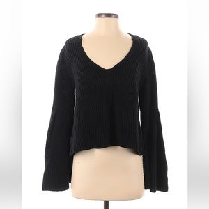 Free people black oversized sweater